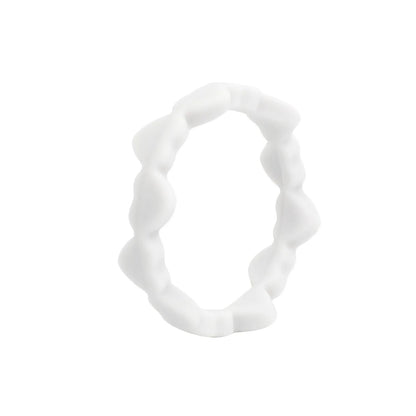 Heart Stack - White - Tomsey